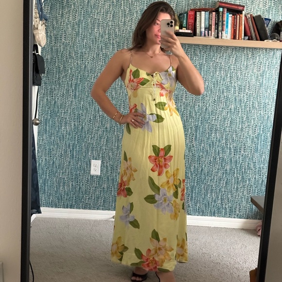 Anthropologie Maeve Printed Slip Dress size Medium - Picture 5 of 5